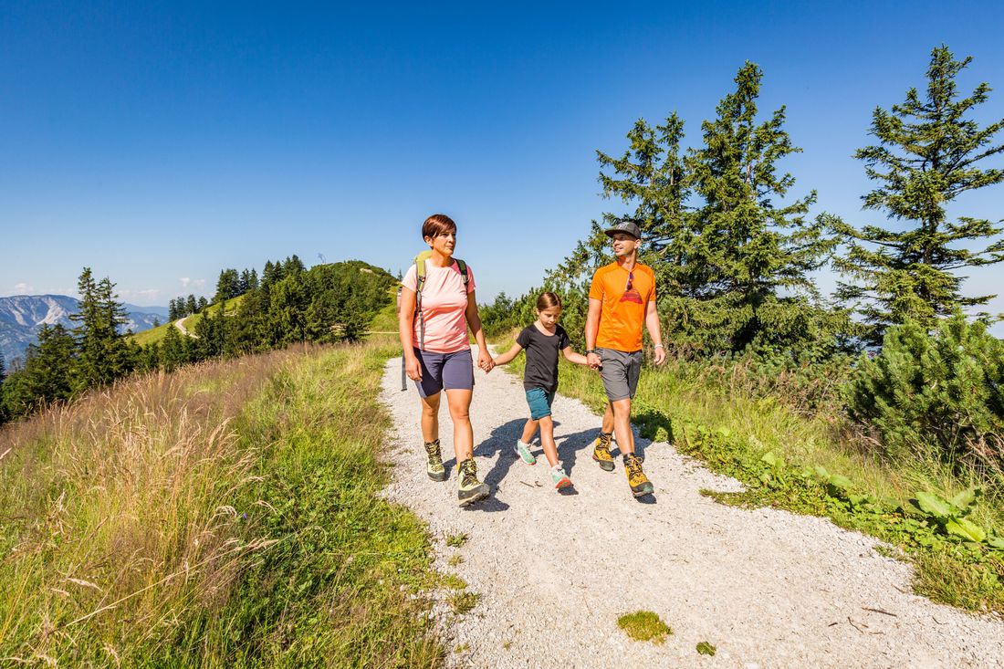 Family hikes on the Rauschberg